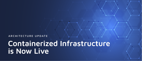 Architecture Update - Containerized Infrastructure is Now Live